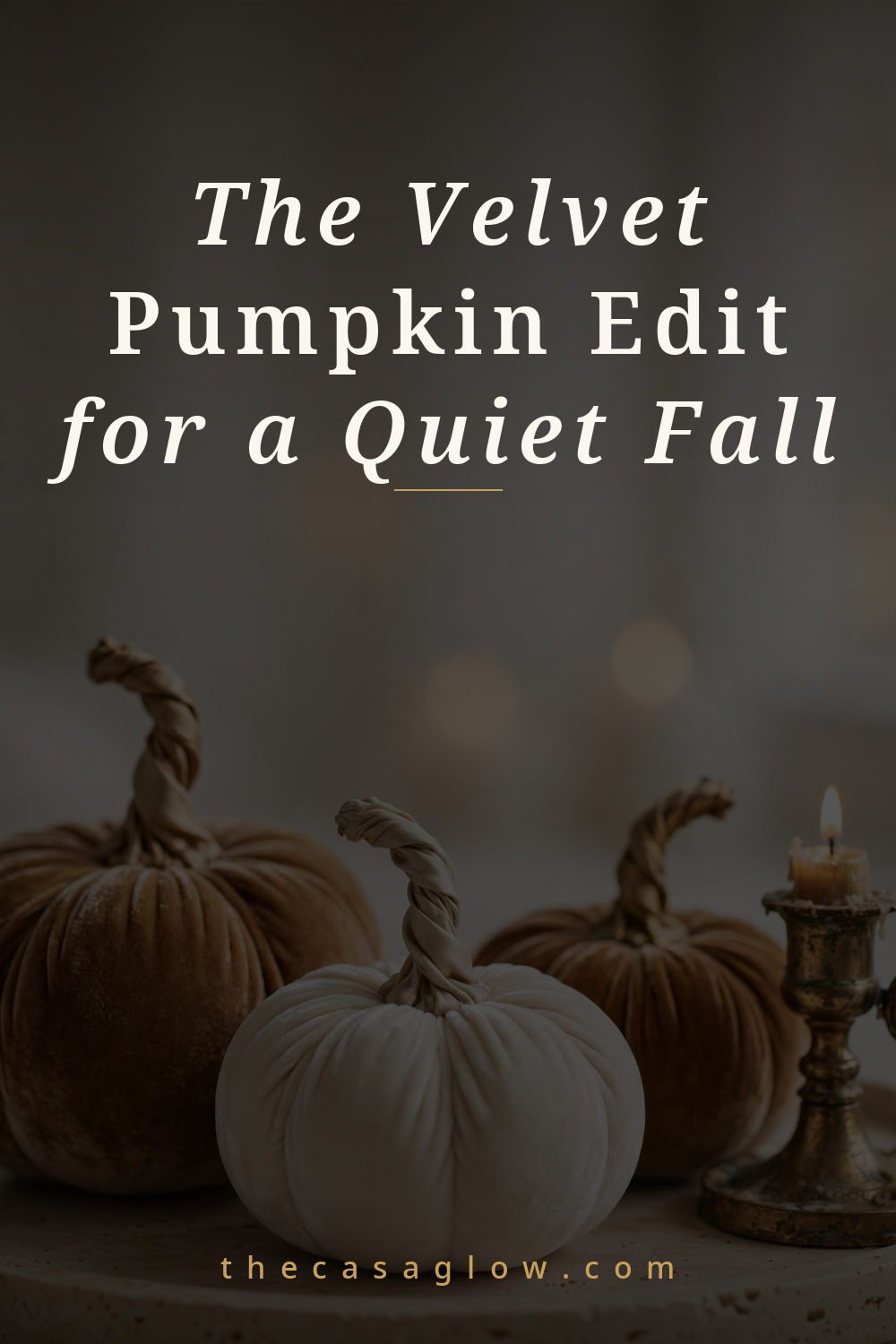The Velvet Pumpkin Edit for a Quiet Fall
