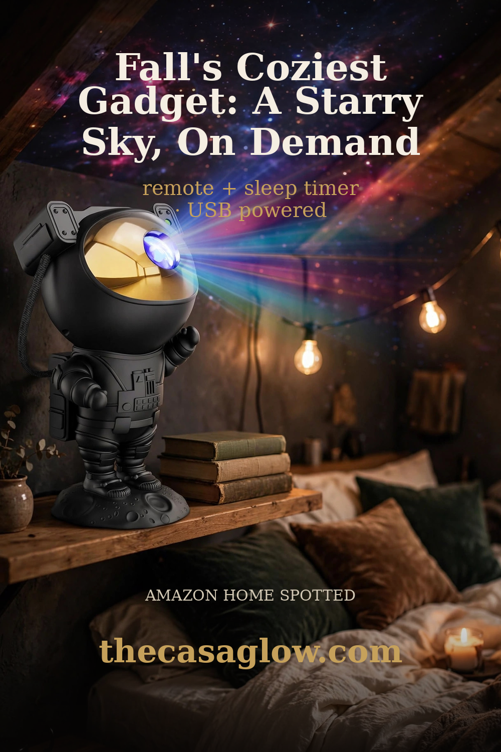 Fall's coziest gadget, a starry sky on demand — pin