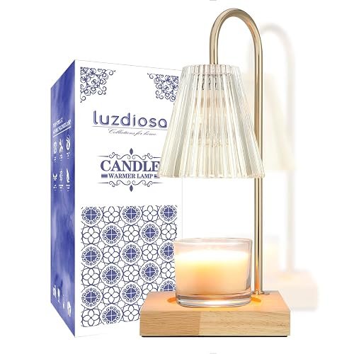 luzdiosa Candle Warmer Lamp (Vintage, Clear)