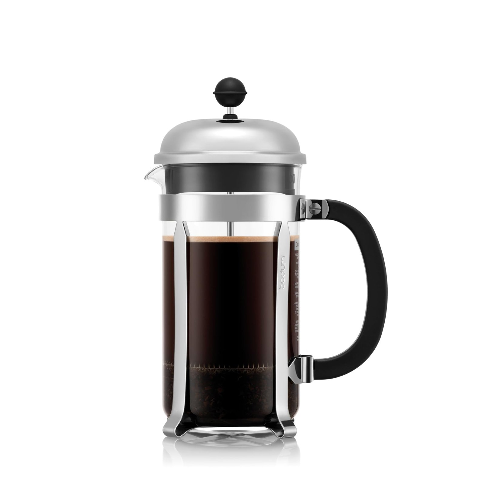 Bodum Chambord French Press coffee maker 34oz in chrome and glass