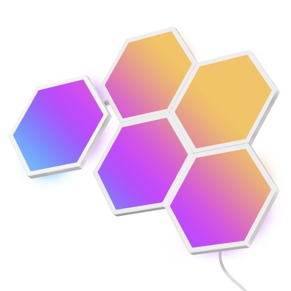 Govee Glide Hexa Light Panels (10-Pack) — glowing hexagon RGBIC wall panels