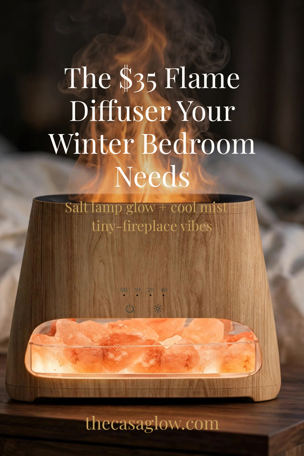 The $35 flame diffuser your winter bedroom needs — cozy winter bedroom ideas