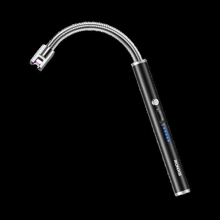RONXS black electric candle lighter with flexible gooseneck arc lighter